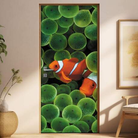 Adesivo Para Porta Animais Peixes Mod. 1