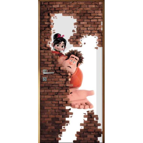 Adesivo para Porta Infantil Detona Ralph
