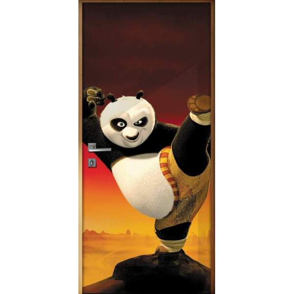 Adesivo para Porta Infantil Kung Fu Panda