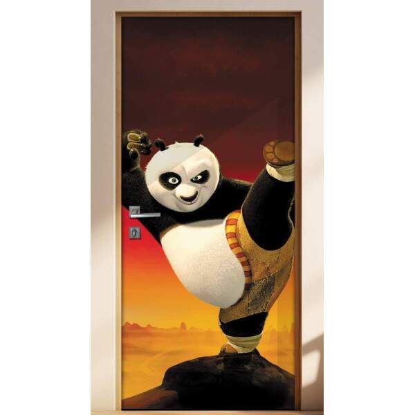 Adesivo para Porta Infantil Kung Fu Panda