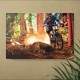 Placa decorativa Esportes 16 Motocross