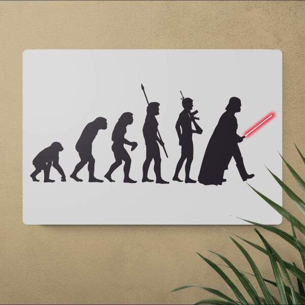 Placa decorativa Geek 5 Darth Vader