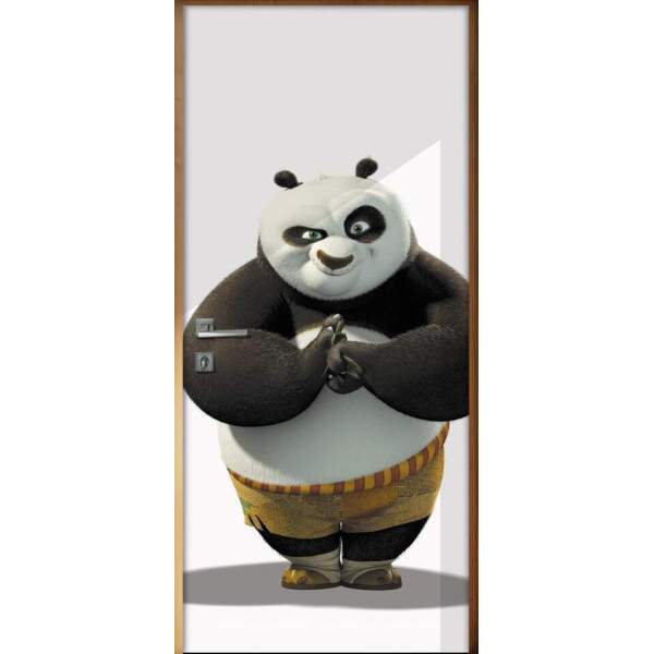 Adesivo para Porta Infantil Kung Fu Panda 2