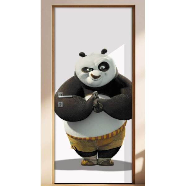Adesivo para Porta Infantil Kung Fu Panda 2