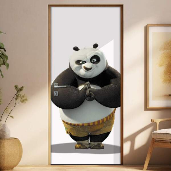 Adesivo para Porta Infantil Kung Fu Panda 2