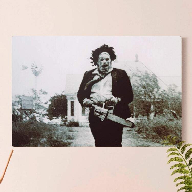 Placa Decorativa Leatherface 2