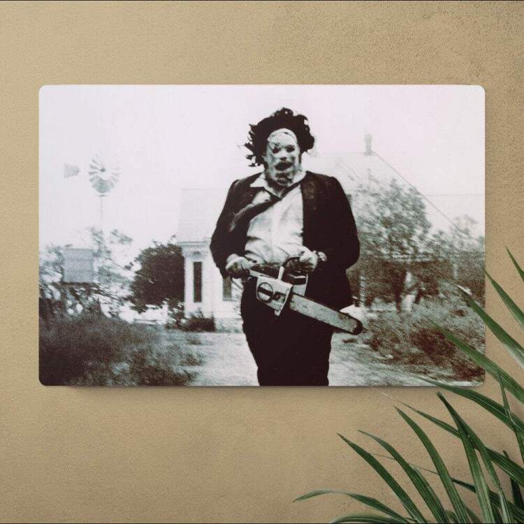 Placa Decorativa Leatherface 2