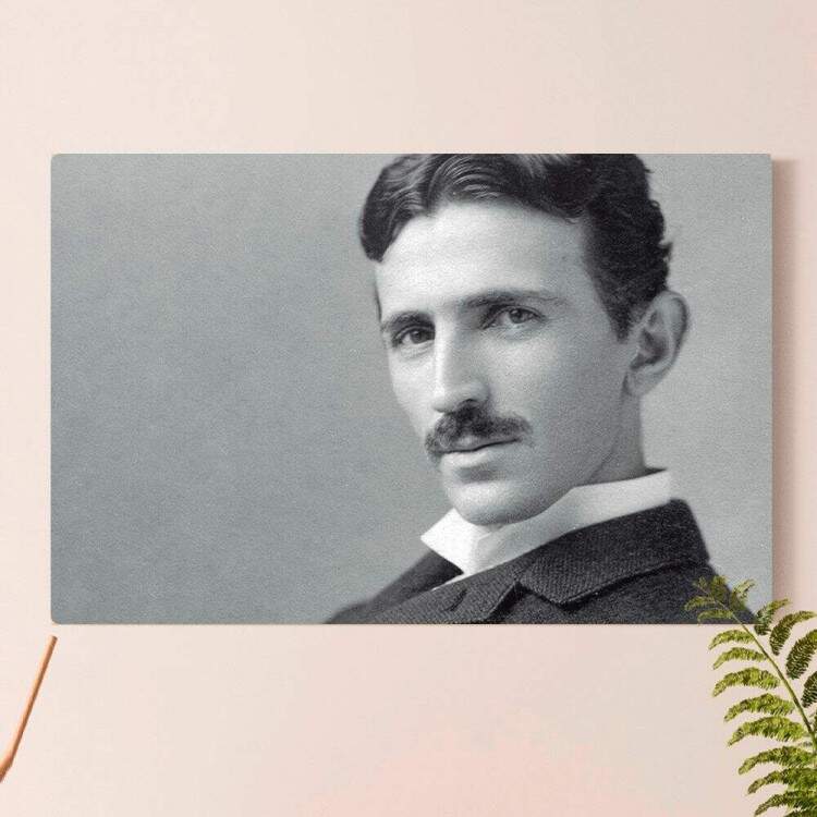 Placa Decorativa Nikola Tesla 1