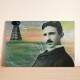 Placa Decorativa Nikola Tesla 3