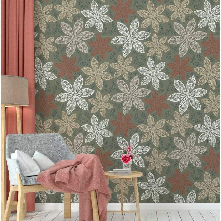 Papel de Parede Floral Mod 159