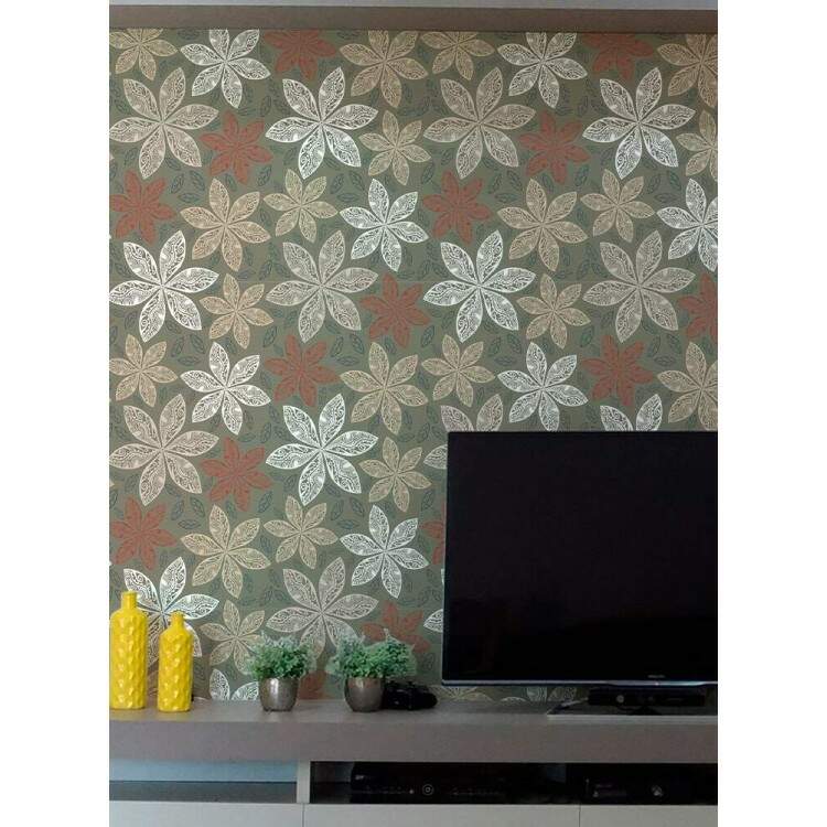 Papel de Parede Floral Mod 159