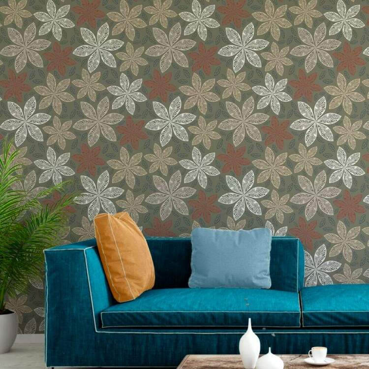 Papel de Parede Floral Mod 159