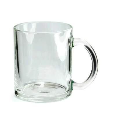 Caneca de Vidro Cristal para Sublimao - 325ml