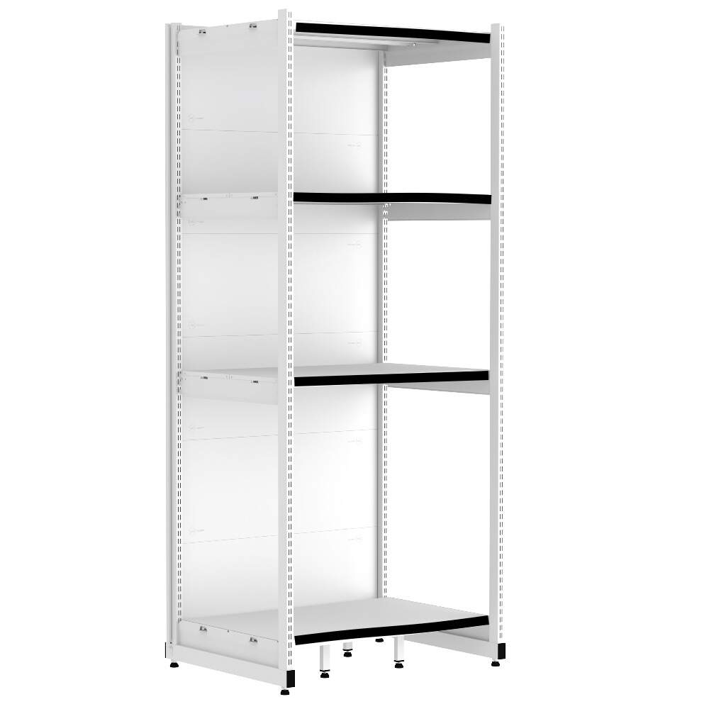 GÔNDOLA RACK PAREDE OU LATERAL 202 FIT INICIAL AMAPÁ 90X60 COR BRANCO