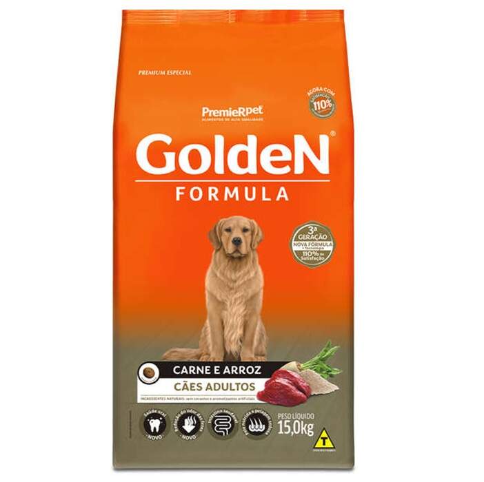 Ração golden raças medias 15kg Clearance