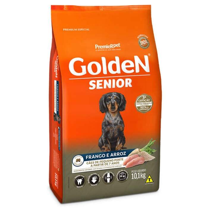 Ração golden raças pequenas frango e arroz clearance