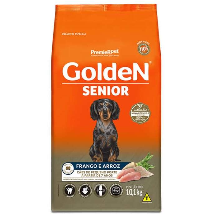 Ração golden senior raças pequenas 10kg Outlet