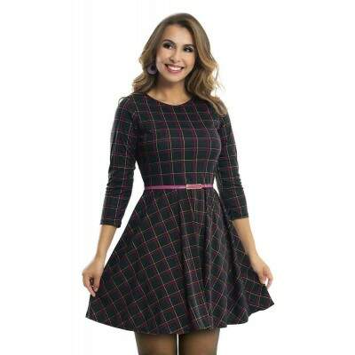 Vestido Curto da Moda
