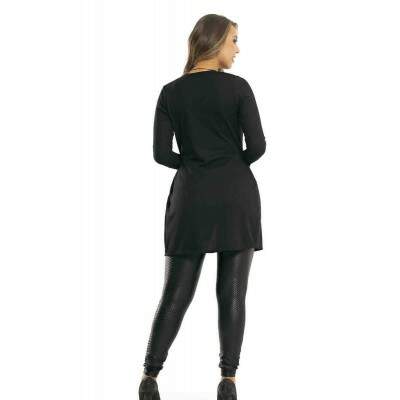 Cardigan Feminino Longo Preto