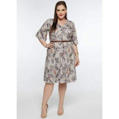 Vestido Social Plus Size