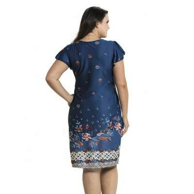 Tubinho Plus Size Barrado
