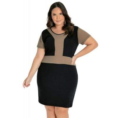 Tubinho Bicolor Plus Size