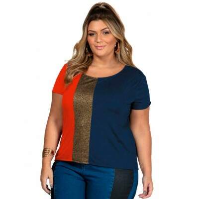 Blusa Feminina Telha Marinho