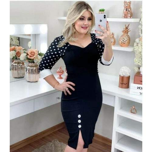 vestidos social tubinho