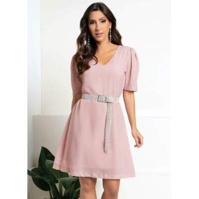 vestido social chique