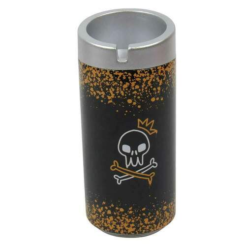 Cinzeiro Metal para Carro Porttil Estampas