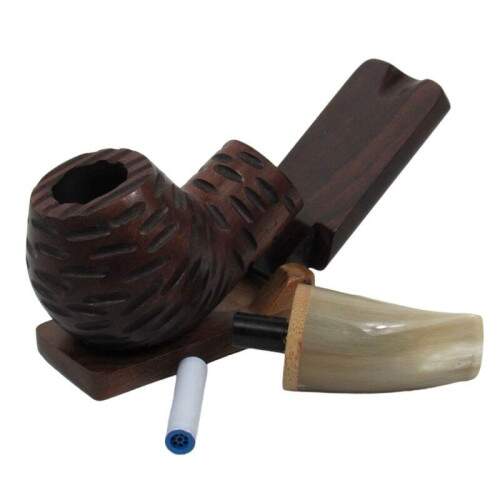 Cachimbo MB Marfim 9mm semi curvo