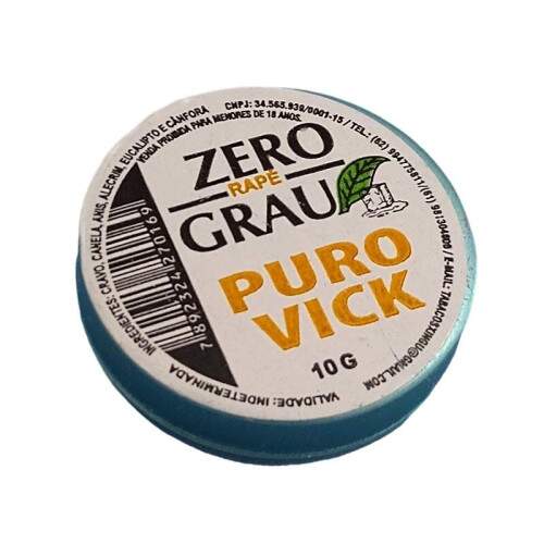 Rap Zero Grau Puro Vick lata com 10 gramas