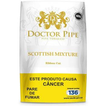 Fumo para cachimbo Doctor Pipe Scottish Mixture Pacote com 50 gramas