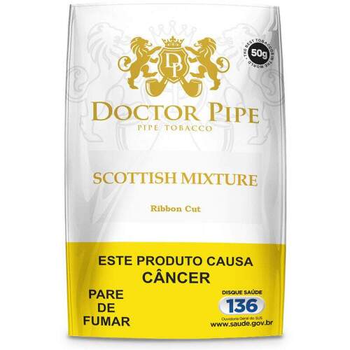 Fumo para cachimbo Doctor Pipe Scottish Mixture Pacote com 50 gramas