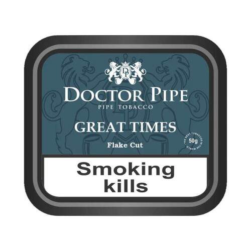 Fumo para cachimbo Doctor Pipe Great Times Flake Cut Lata com 50 gramas