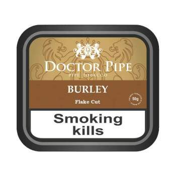 Fumo para cachimbo Doctor Pipe Burley Flake Cut Lata com 50 gramas