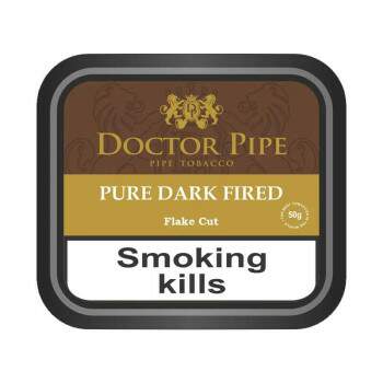Fumo para Cachimbo Doctor Pipe Pure Dark Fired Flake Cut Lata com 50 gramas