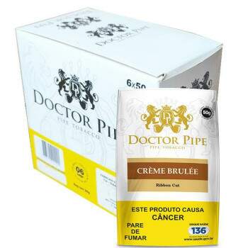 Fumo para cachimbo Doctor Pipe Creme Brule Caixa com 300 gramas