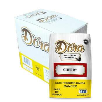Fumo para cachimbo Dora Cherry Caixa com 240 gramas