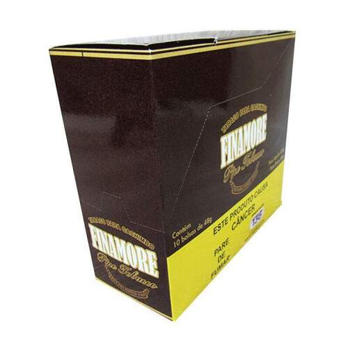 Fumo para cachimbo Finamore Natural Caixa com 10 pacotes