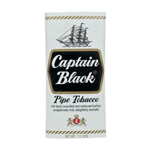 Fumo para cachimbo Captain Black Branco pacote c/42,5 gramas