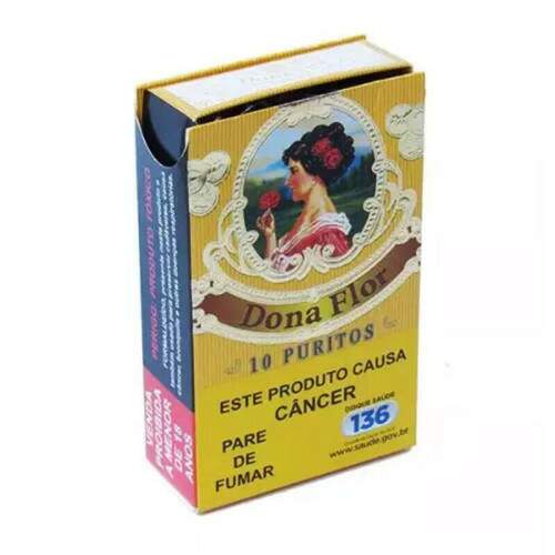 Charuto Dona Flor Puritos (Brazilian Blend) Caixa com 10