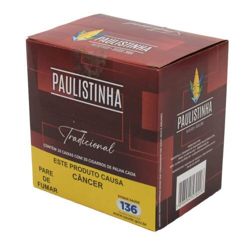 Palheiro Paulistinha Tradicional pacote com 10 maos