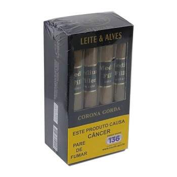 Charuto Leite & Alves Corona Gorda Mdium Filler Caixa com 12