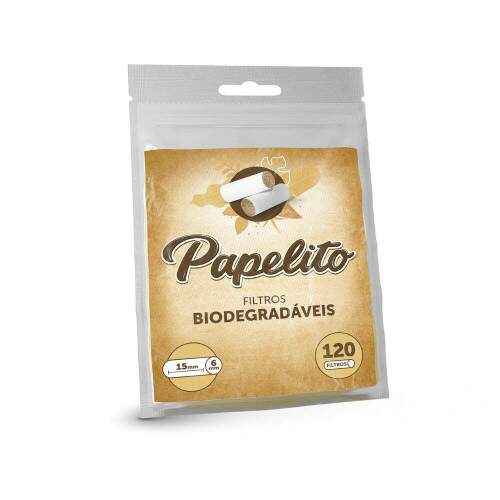 Filtro Papelito Slim Biodegradveis pacote C/120