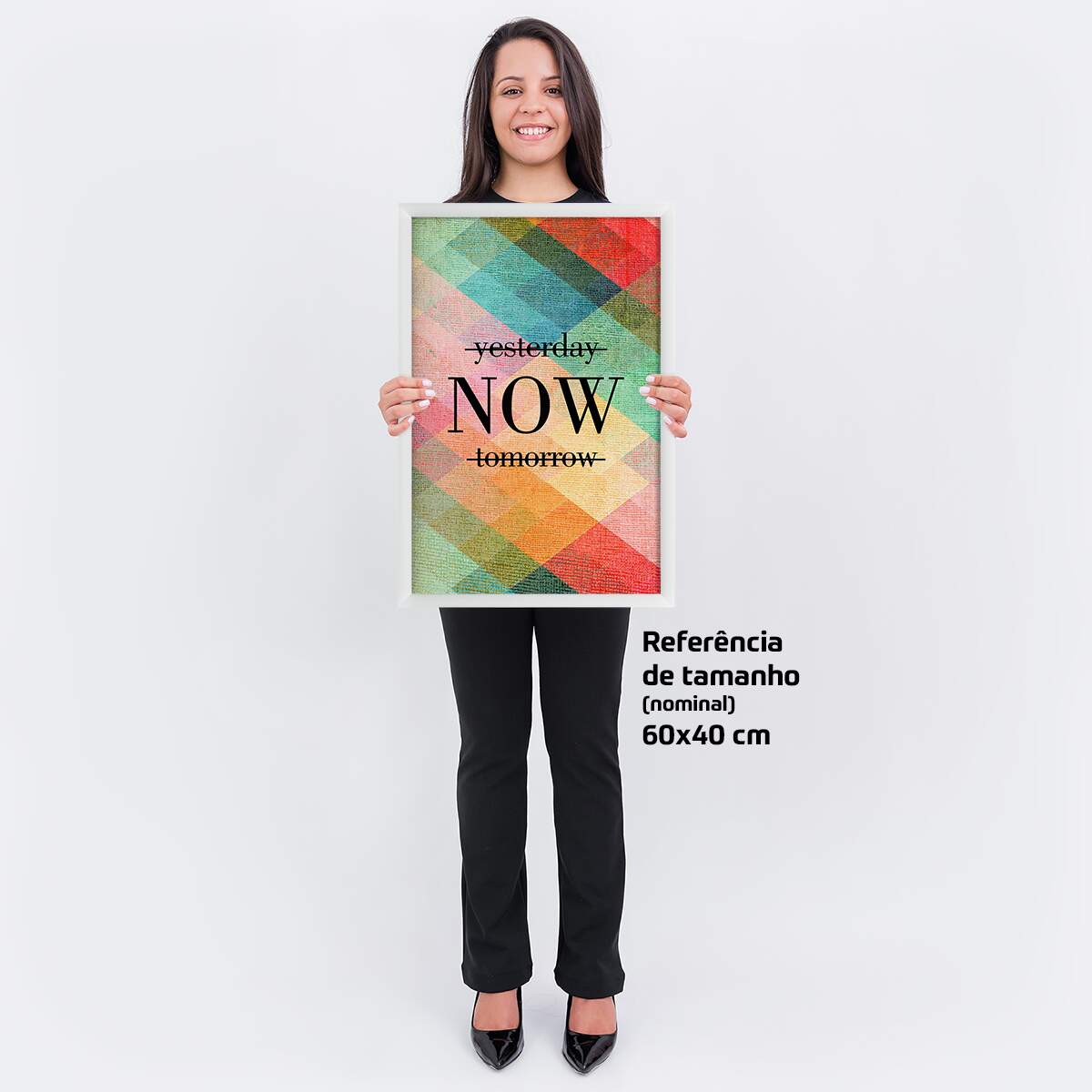 Quadro Yesterday Now Tomorrow Gazzi Store
