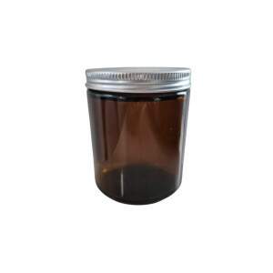 Copo Vela Vidro mbar 230ml com Tampa Prata