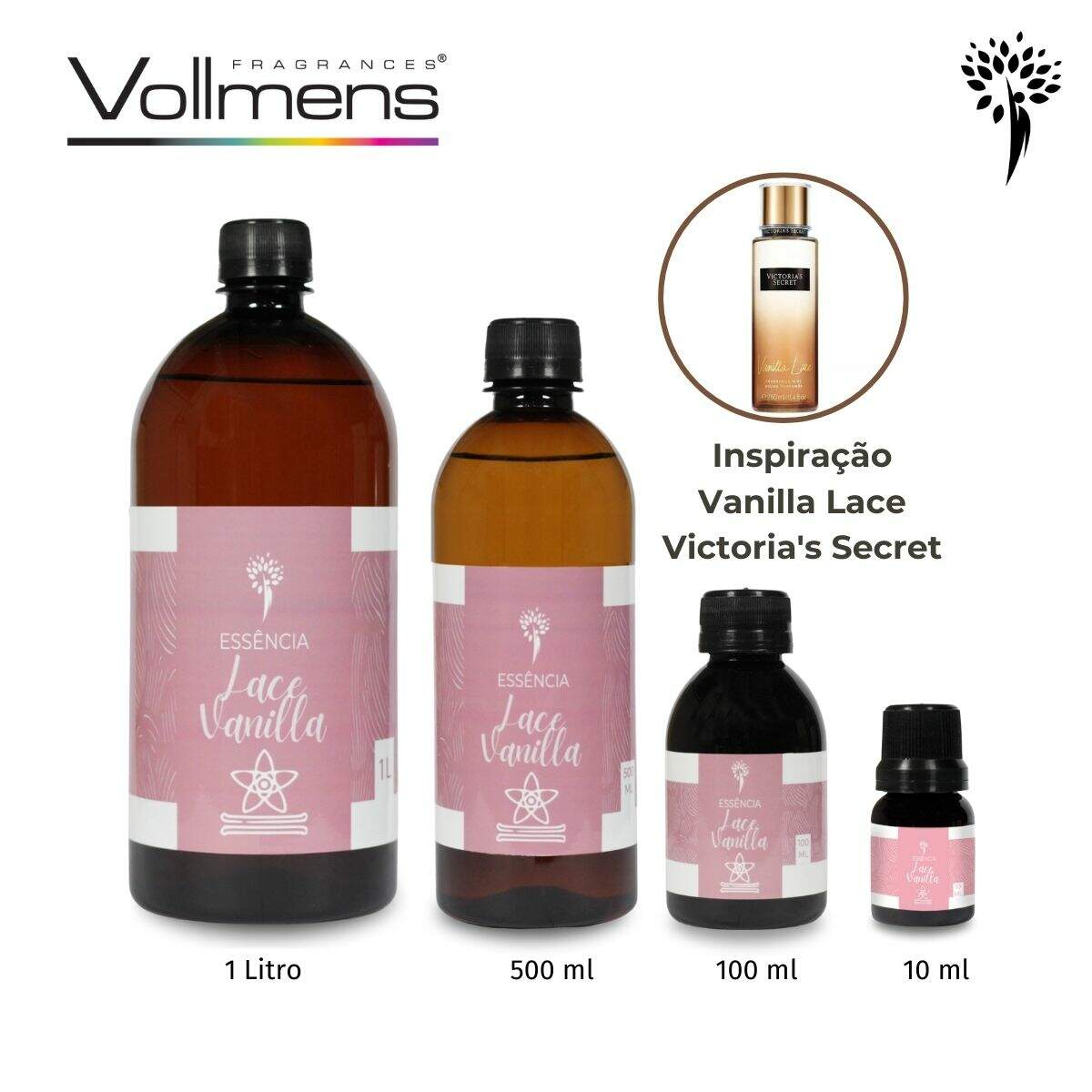 Essência Premium Lace Vanilla da Victorias Secret Vollmens
