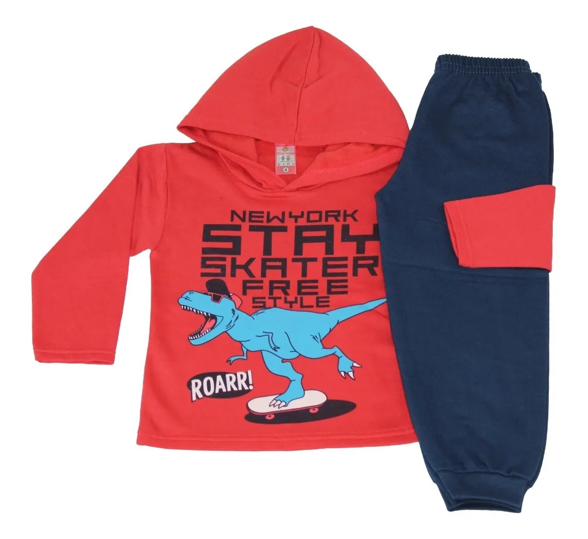 moletom com capuz with dinosaur