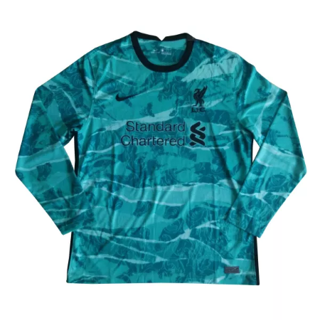 Camisa Do Liverpool Manga Longa Away 2020 2021 Mg Camisas Futebol
